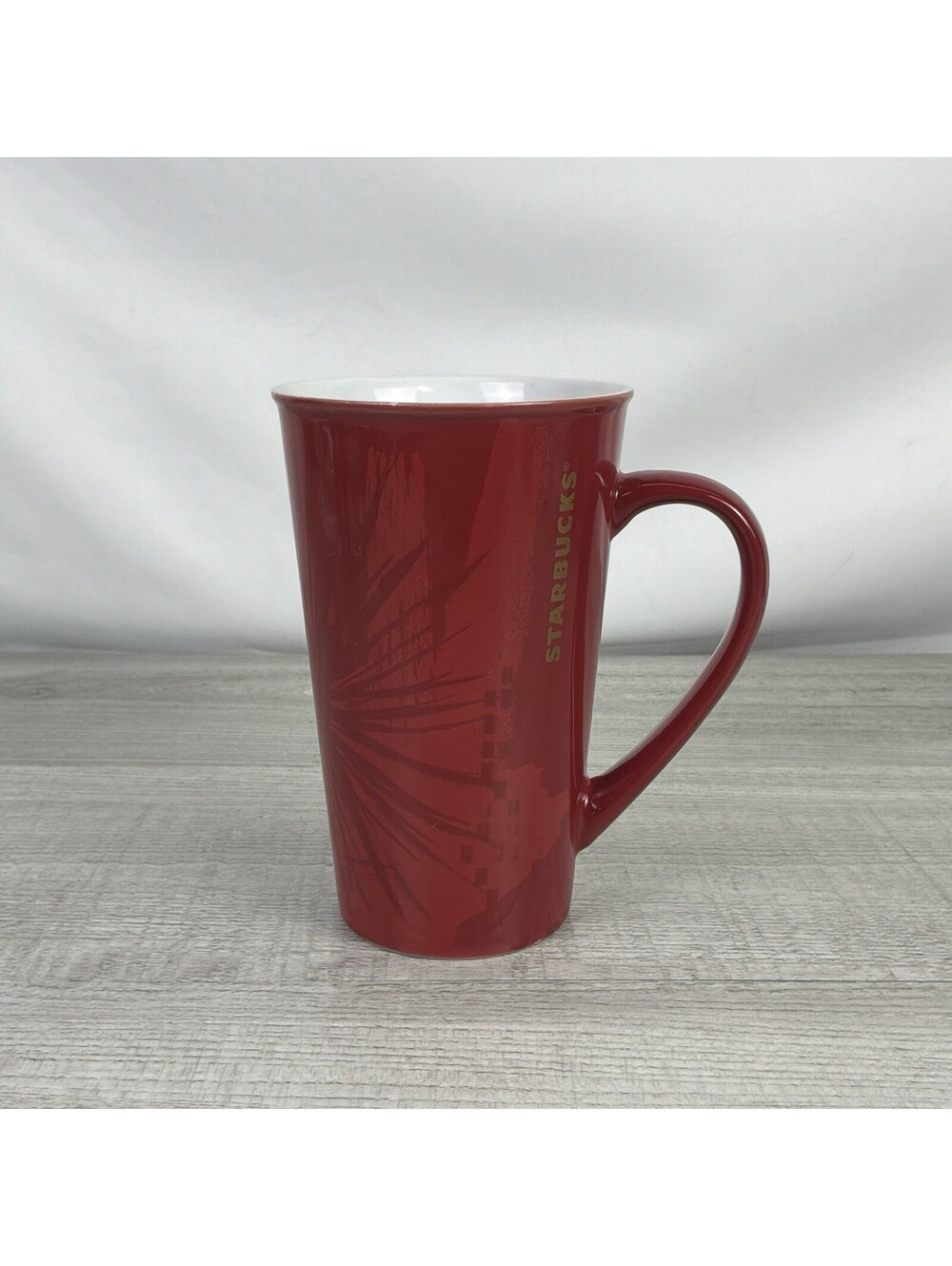 Starbucks 2014 Red Ceramic Mug 17.8 oz